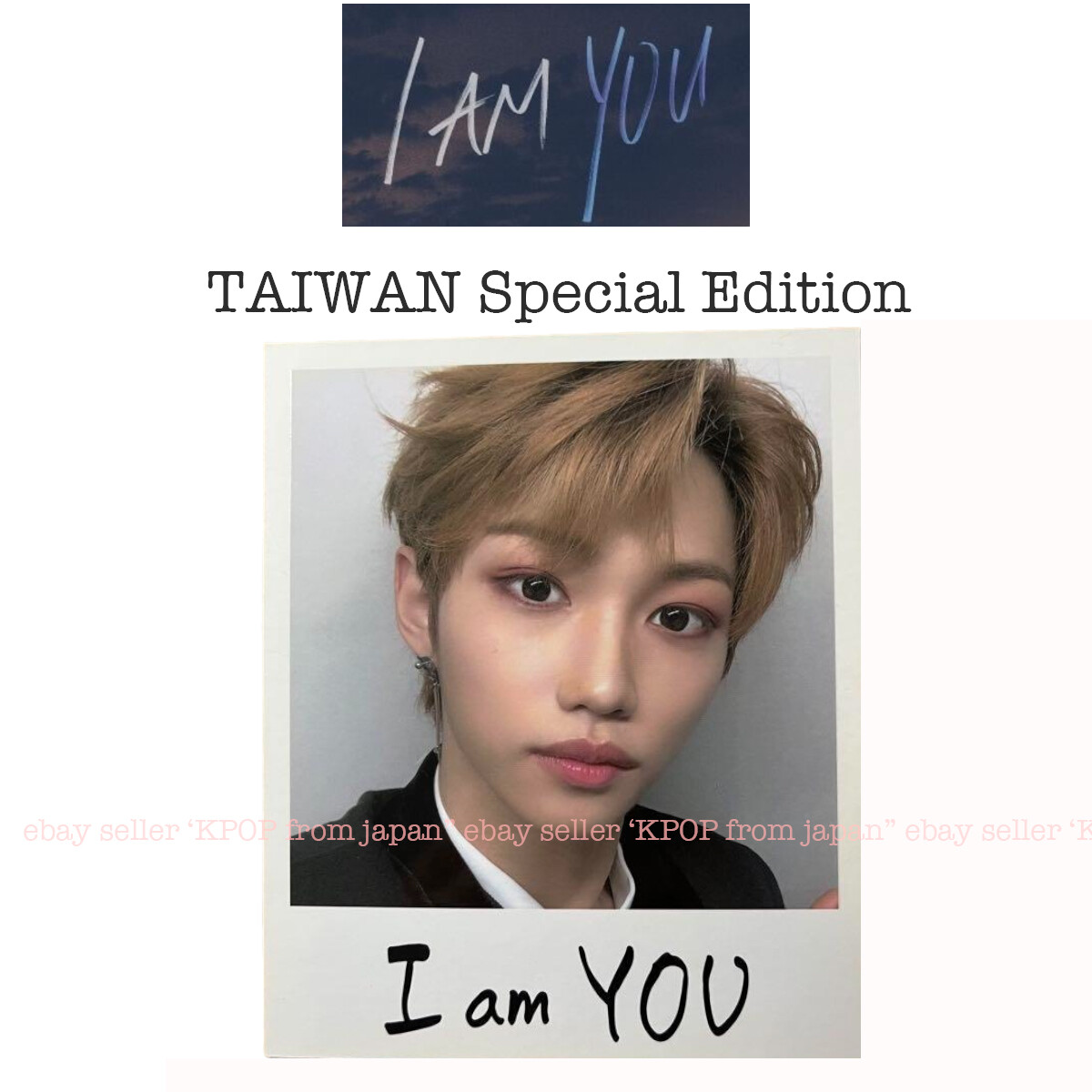 straykids I am you 台湾版　ハン　ウジン Stray Kids Bang Chan I am You Official Photo Card Taiwan