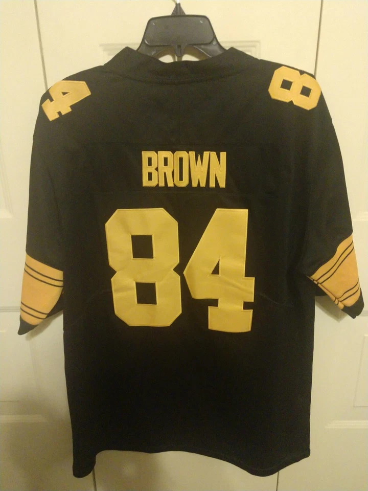 Camiseta Antonio Brown Steelers Color Rush tamanho XL - Imagem 2 de 4