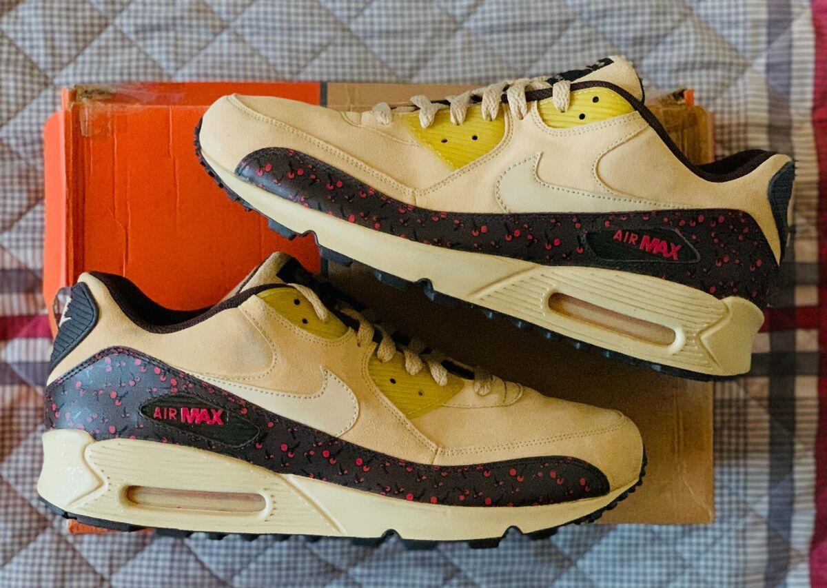 2006 Nike Air Max 90 Cherries LV Takashi Murakami, Size 14W/12.5M:  314455-221