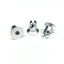 Quarter Turn Hex Head DZUS Button Fasteners - 550 Flat 50pk