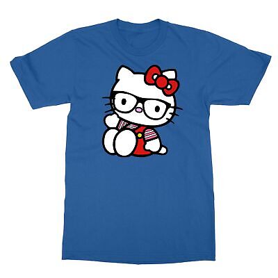  Hello Kitty Nerd Glasses Tee Shirt T-Shirt : Clothing, Shoes &  Jewelry