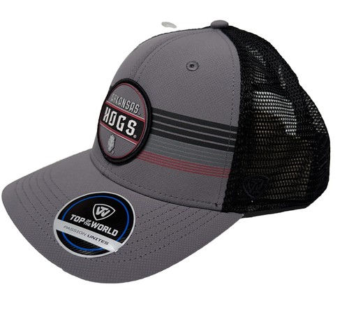 Arkansas Razorbacks Hogs SEC Top of the World NCAA Adjustable Hat Cap OSFM NWT - Picture 4 of 10