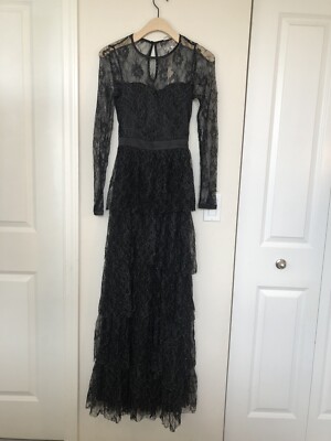 knee length dresses for ladies Sugar Thrillz Brocade Lace Trim Mini Dress main image 1