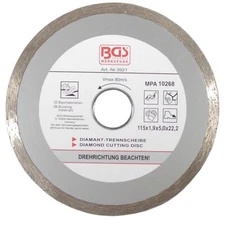 diamond disc 115mm - code bgs3921 KRAFTMANN workshop