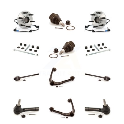 Upper Arm Lower Ball Joint Outer Inner Tie Rod Link Front Kit (12Pc) For GMC XL