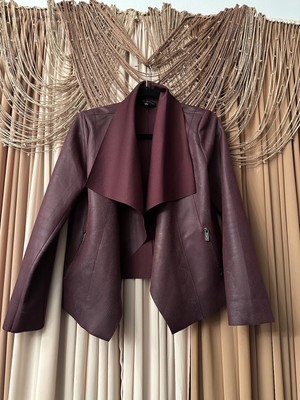 Catherine Malandrino Size M Faux Leather Jacker. Never Worn . Removed Tags