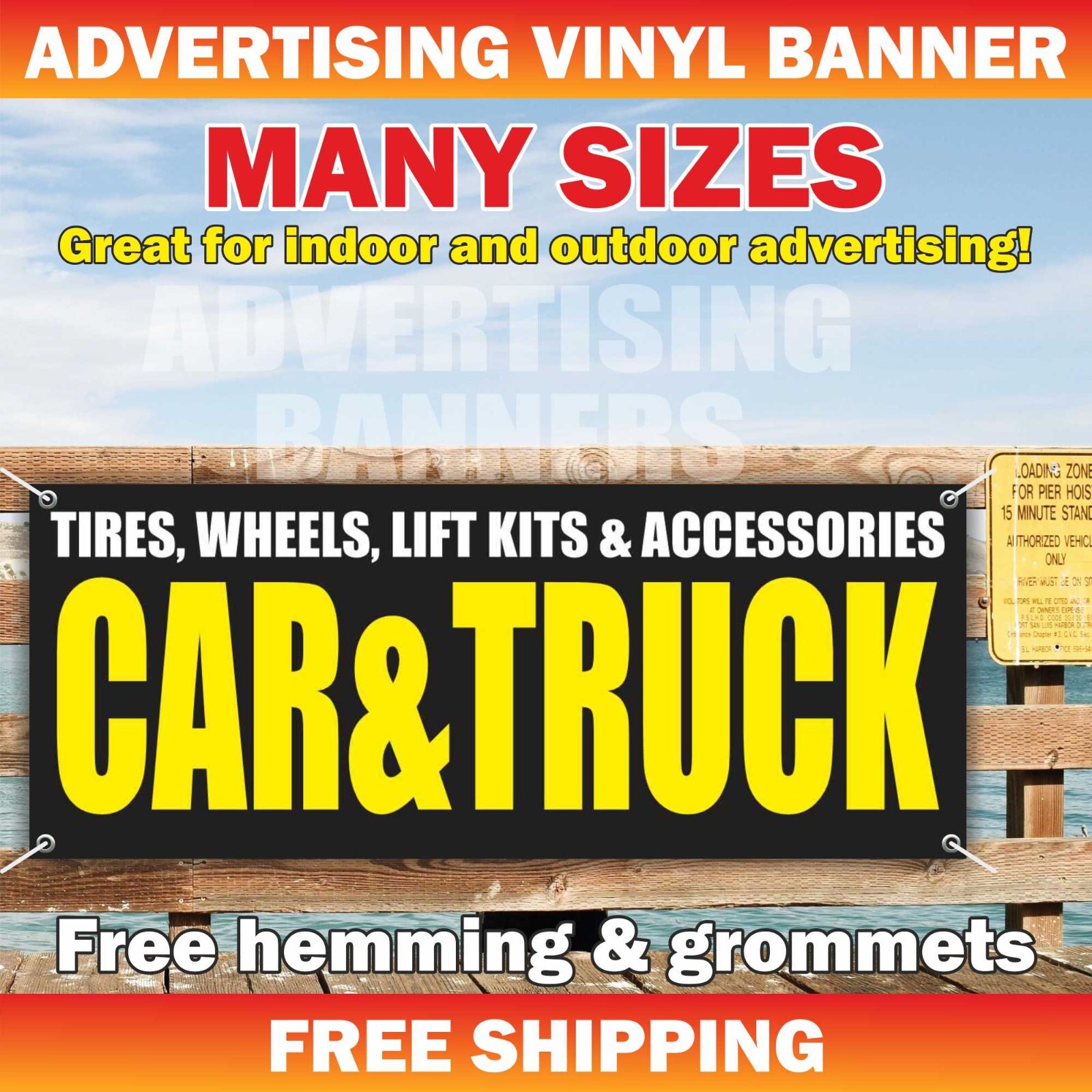 Truck Advertising Banner Vinyl Mesh Sign