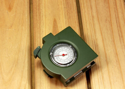 K.HATTORI コンパス KA Army Military Type 62 Compass North Arrow With Leather Pouch