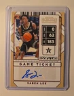 SABEN LEE 2020-21 Panini Contenders Draft Pick / Auto Game Ticket #134