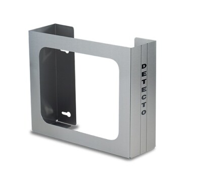 Detecto GH2SS Stainless Steel 2-Boxes Wall Mount Glove Box Holder