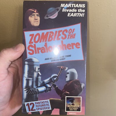 SEALED Zombies of the Stratosphere (B&W VHS, 1952, 2-Tape Set)Leonard Nimoy
