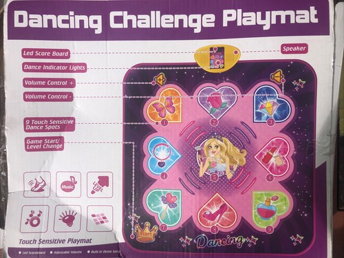 4 Lot Dance Mat Toys Touch Play Electronic Pad With Led Lights Adjustable Volume - Picture 8 of 9