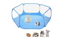 PETLOFT Foldable Pet Playpen with Carrying Bag Mesh Portable Pop-up Play Tent...