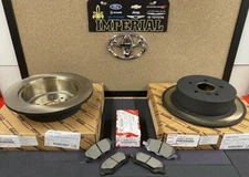 2009-2015 TOYOTA VENZA GENUINE OEM NEW REAR BRAKE ROTORS & TCMC BRAKE PAD KIT