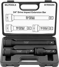 3/4 inch Drive Extension Set Impact Grade Socket Ratchet Extension Bar Set 4...