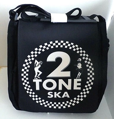 2 Tone Shoulder Bag, Ska Reggae Bag, Scooter Bag, Northern Soul Bag Two Tone Bag