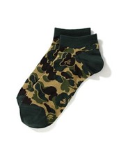 A Bathing Ape ABC CAMO JACQUARD ANKLE SOCKS Size S 23 25cm from Bape