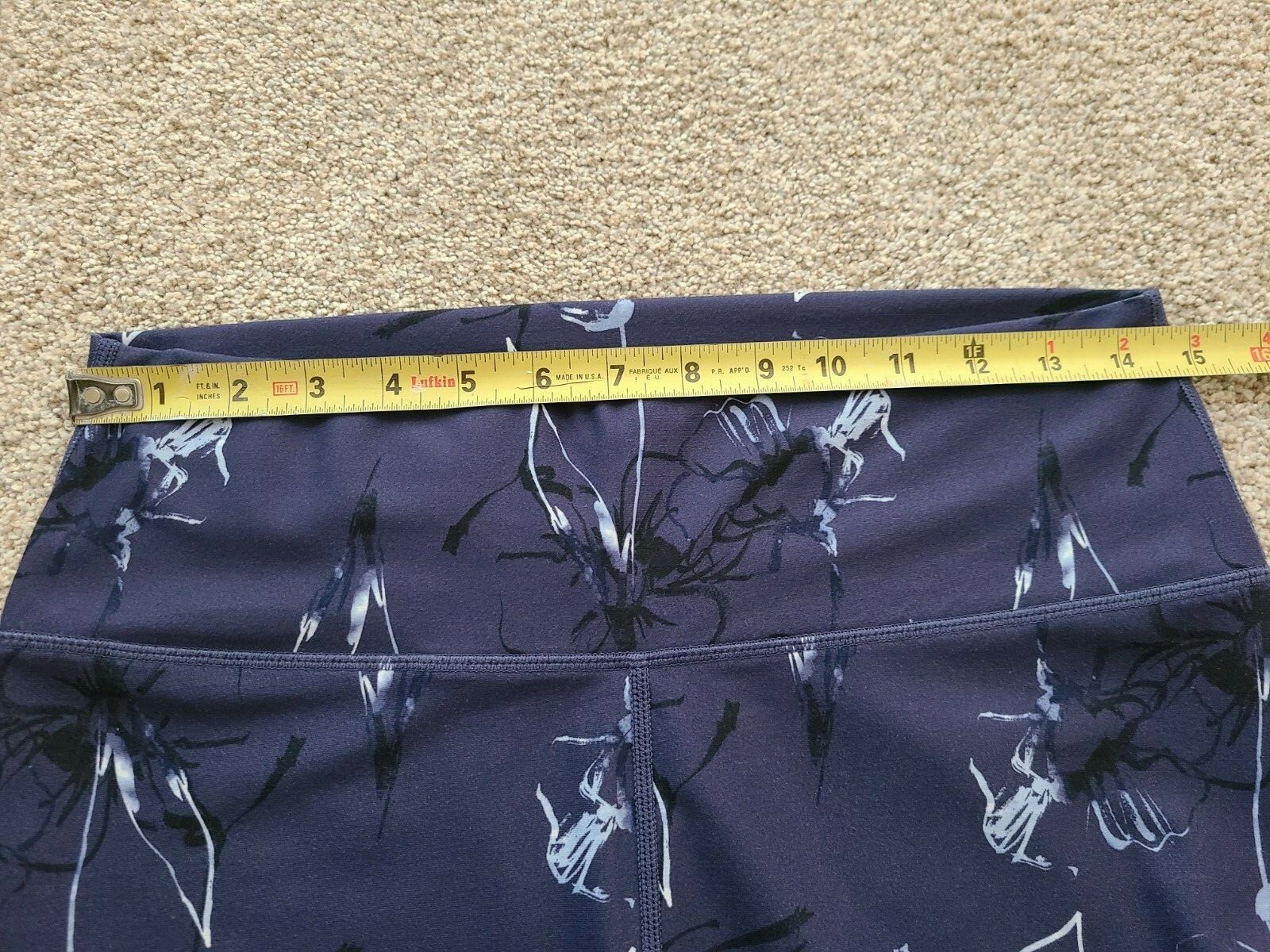 FABLETICS BLUE PATTERN WORKOUT ACTIVE LEGGINGS/PA… - image 2