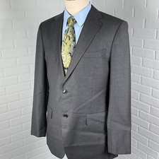 Suit Supply Vitale Barberis Canonico Blazer Men 42L Gray Super 110s Wool Italy