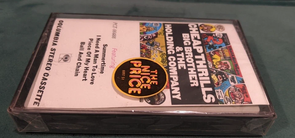 CHEAP THRILLS BIG BROTHER & THE HOLDING COMPANY JANIS JOPLIN CASSETTE SEALED - Image 3 of 3