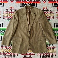 Polo University Club Ralph Lauren Blazer Mens 44R Brown Wool Coat A3