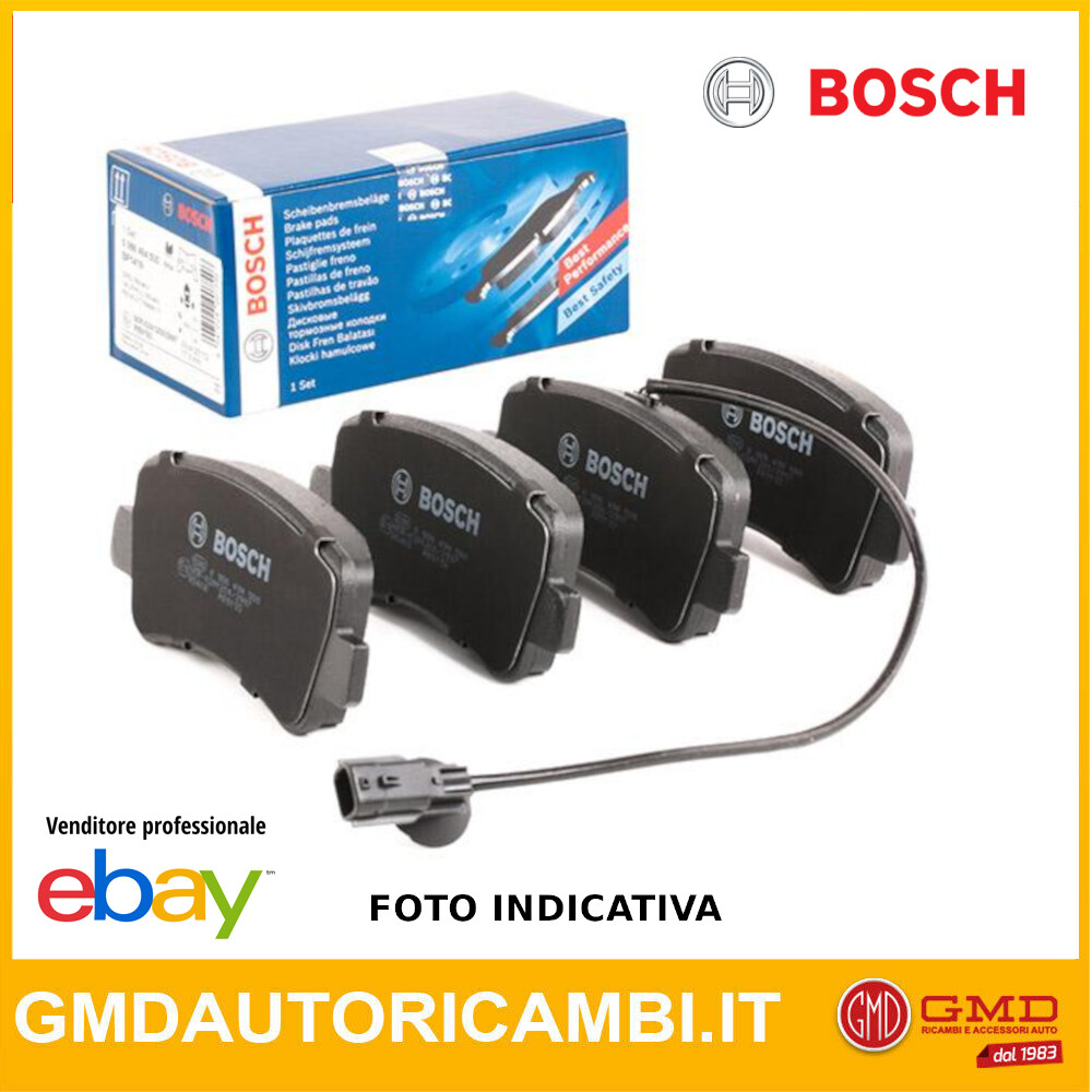Kit PASTIGLIE FRENO ANTERIORE BOSCH FIAT IDEA 1.4 16V KW:70 dal 04>