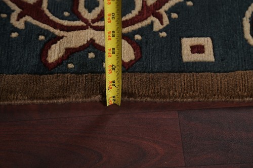 Exquisite Nepalese Indian Wool Rug Bedroom 6x8 ft Brown Carpet - Picture 19 of 21