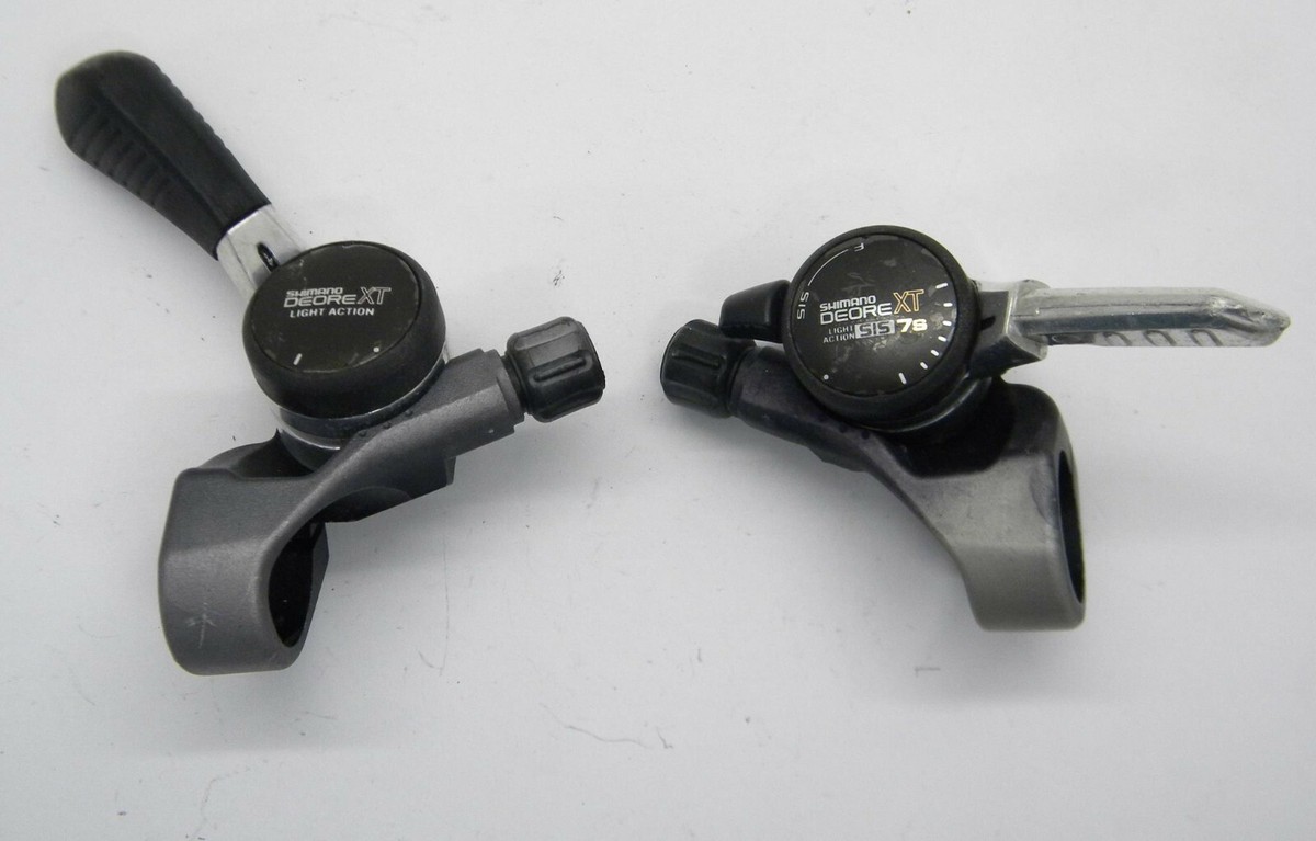 Vintage Shimano Deore XT SL-M732 Light Action Thumb Shifters Vintage Shimano Deore XT SL-M732 Light Action Thumb Shifters