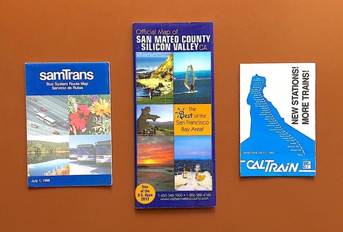 Maps, Guides for San Mateo County, SamTrans, CalTrain