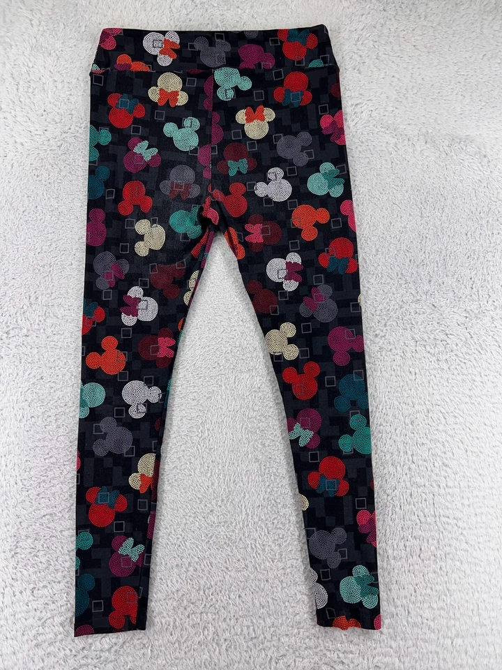 Leggings Lularoe X Disney para mujer altos y curvilíneos Minne Mickey Mouse estampado por todas partes Foto 2 de 4