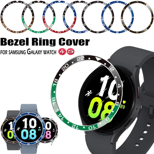 For Samsung Galaxy Watch 5/4/4 Classic Metal Bezel Ring Styling Frame Case Cover