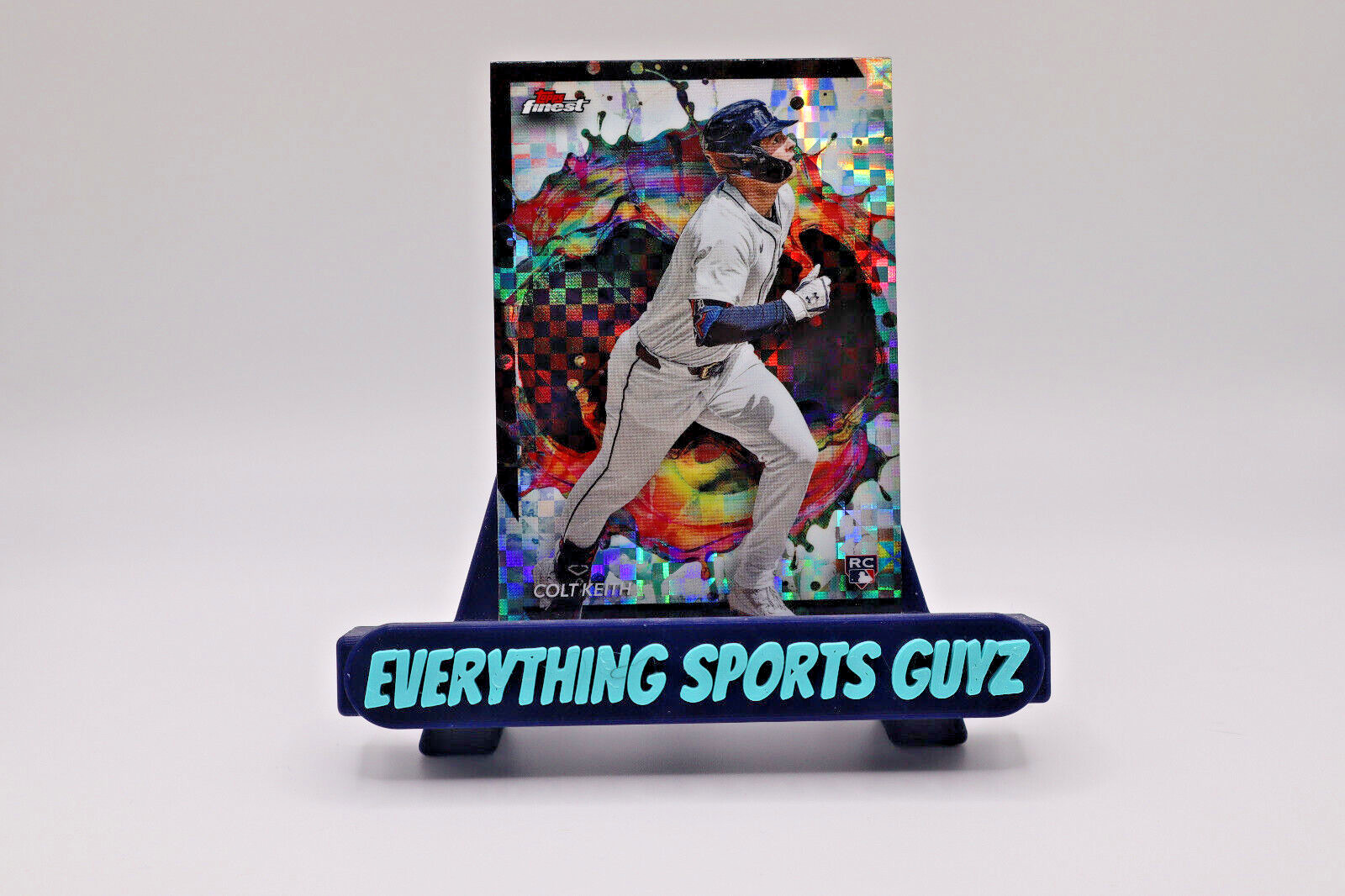 2024 Topps Finest #208 Colt Keith (RC) Rare Checkerboard Refractor Detroit NM!