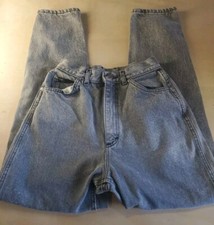 Vintage Lee Jeans Grey Stone Wash Denim RN34783 Union Made USA 10 Med. W26" L29"