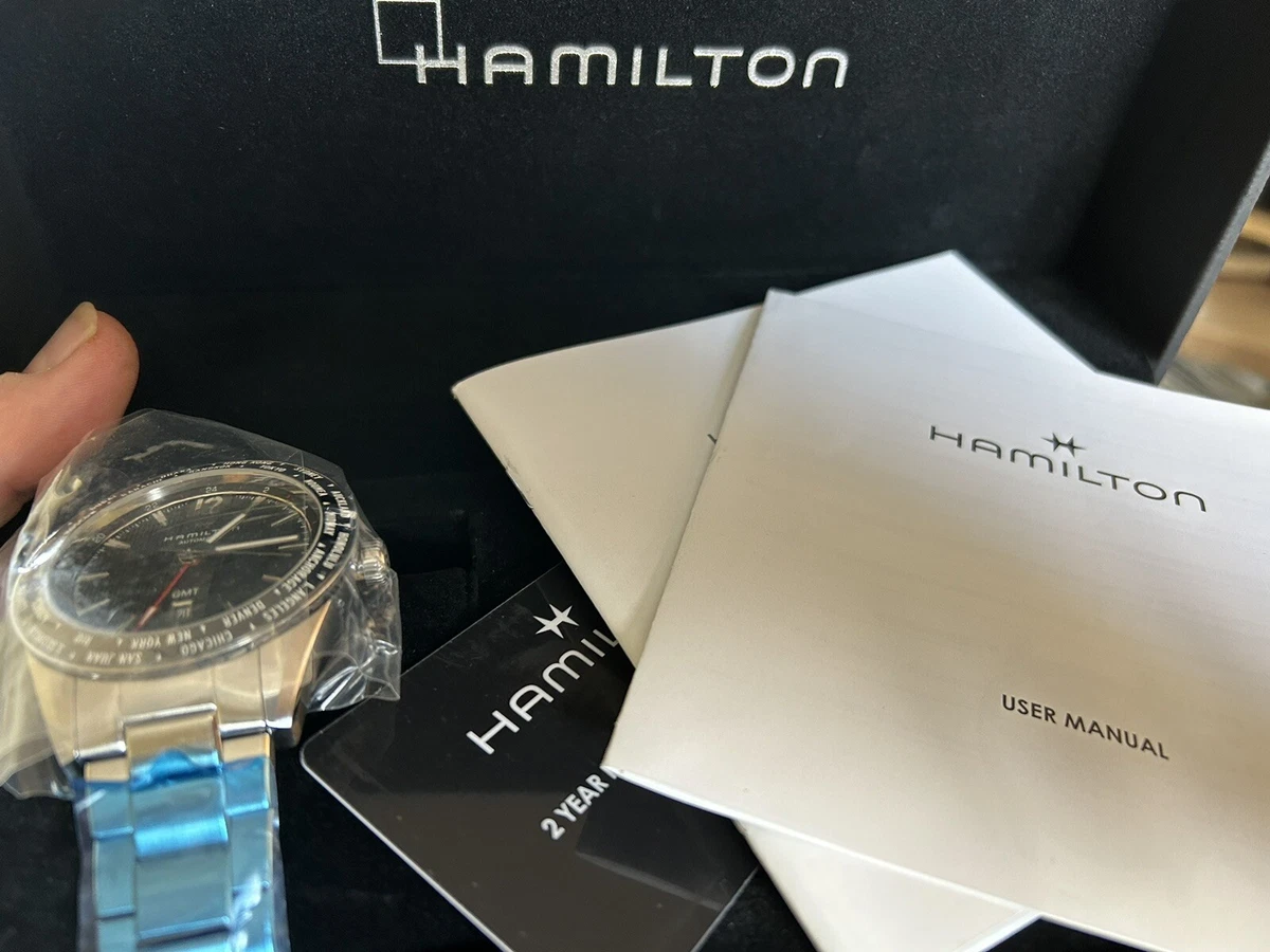 Hamilton Broadway GMT Watch BNIB Automatic Swiss