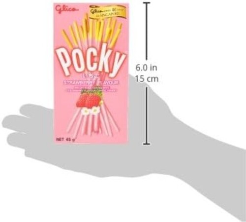 Pocky Strawberry Flavour Biscuit Sticks 47 g - Picture 5 of 7