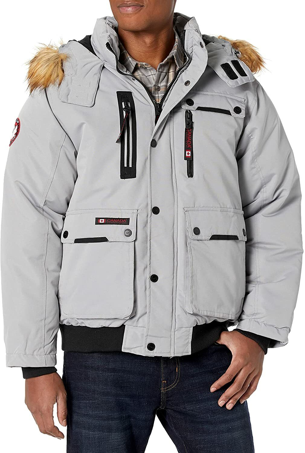 CANADA WEATHER GEAR Men's Parka Bomber 
