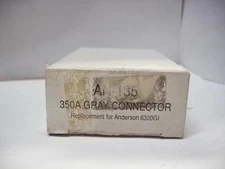 CMC AN-135 GRAY BATTERY CONNECTOR 350A 600V NEW IN BOX!!