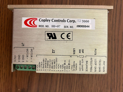 COPLEY CONTROLS CORP. MODEL 800-497 Servo Drive