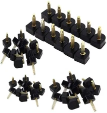 60PCS 5-Sizes High Heel Shoe Repair Tips Taps Pins Dowel Lifts Replacement