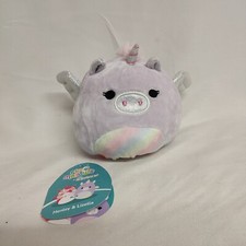 Squishmallows Henley To Lizella Alicorn Dragon Flip A Mallows 5 inch 