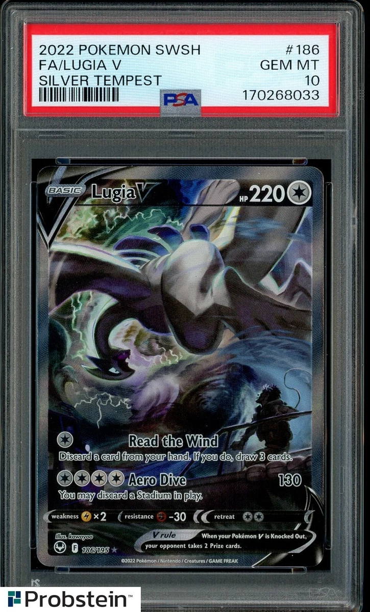 Lugia V 186/195 Swsh12: Sword & Shield - Silver Tempest Just
