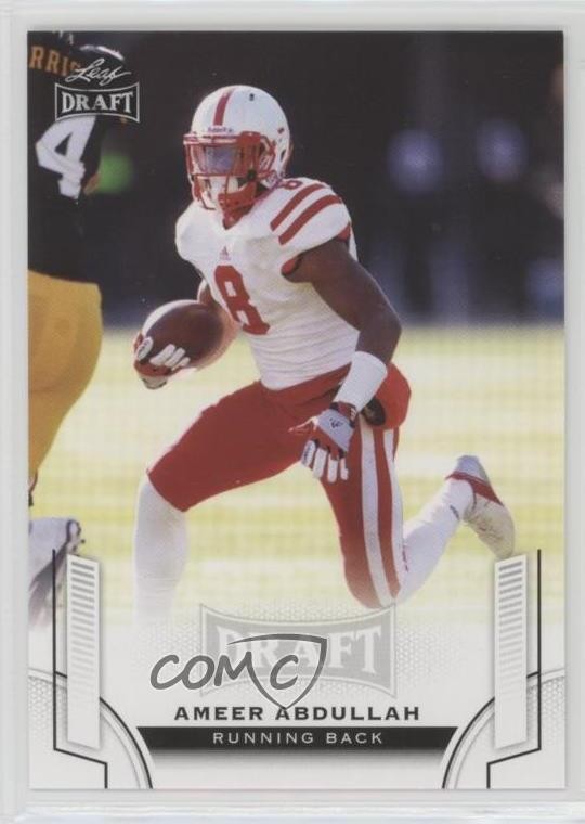 2015 Leaf Draft Ameer Abdullah #02 Rookie RC 0w8