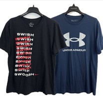 Lot of 2 Nike, Under Armour Shirts Mens Size ...