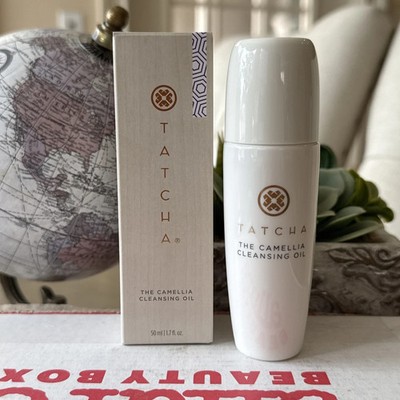 Tatcha The Camelia Cleansing Oil 1.7 Oz 50 mL Travel Sz Cleanser Makeup Remover