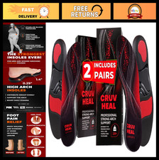 220 lbs High Arch Support Insoles for Plantar Fasciitis - Orthotic Inserts for