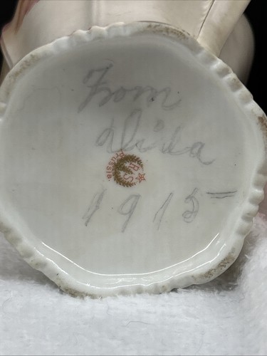 Antique R.S. Prussia Red Mark Chocolate Pot. Hand-painted pink floral 1915 - Picture 9 of 24