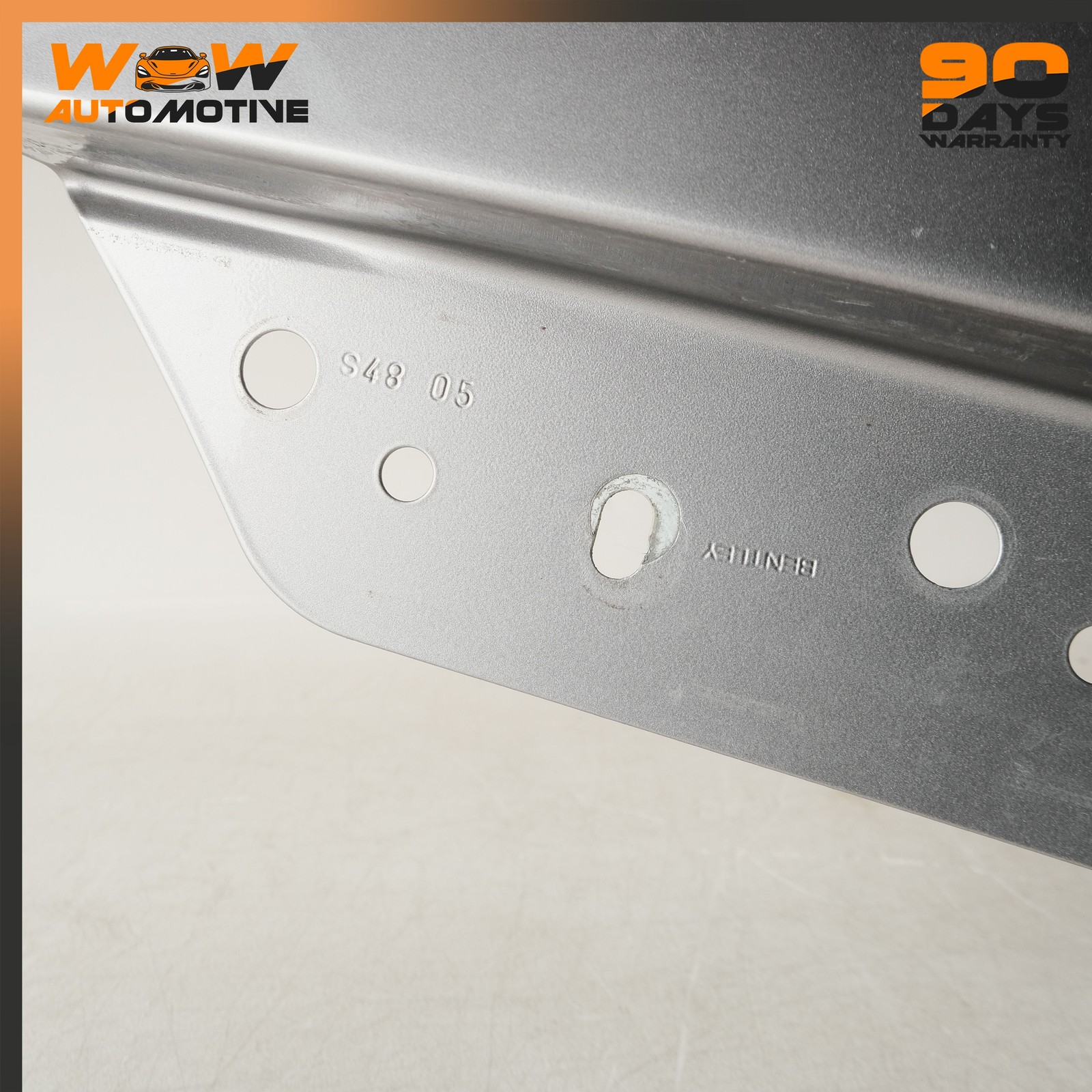 06-13 BENTLEY CONTINENTAL FLYING SPUR RIGHT FENDER SILVER TEMPEST METALLIC 7P OE