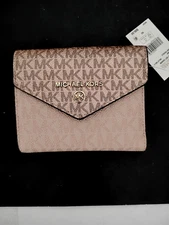 Michael Kors Jet Set Charm Medium Envelope Trifold Ballet Multi 3 One Size