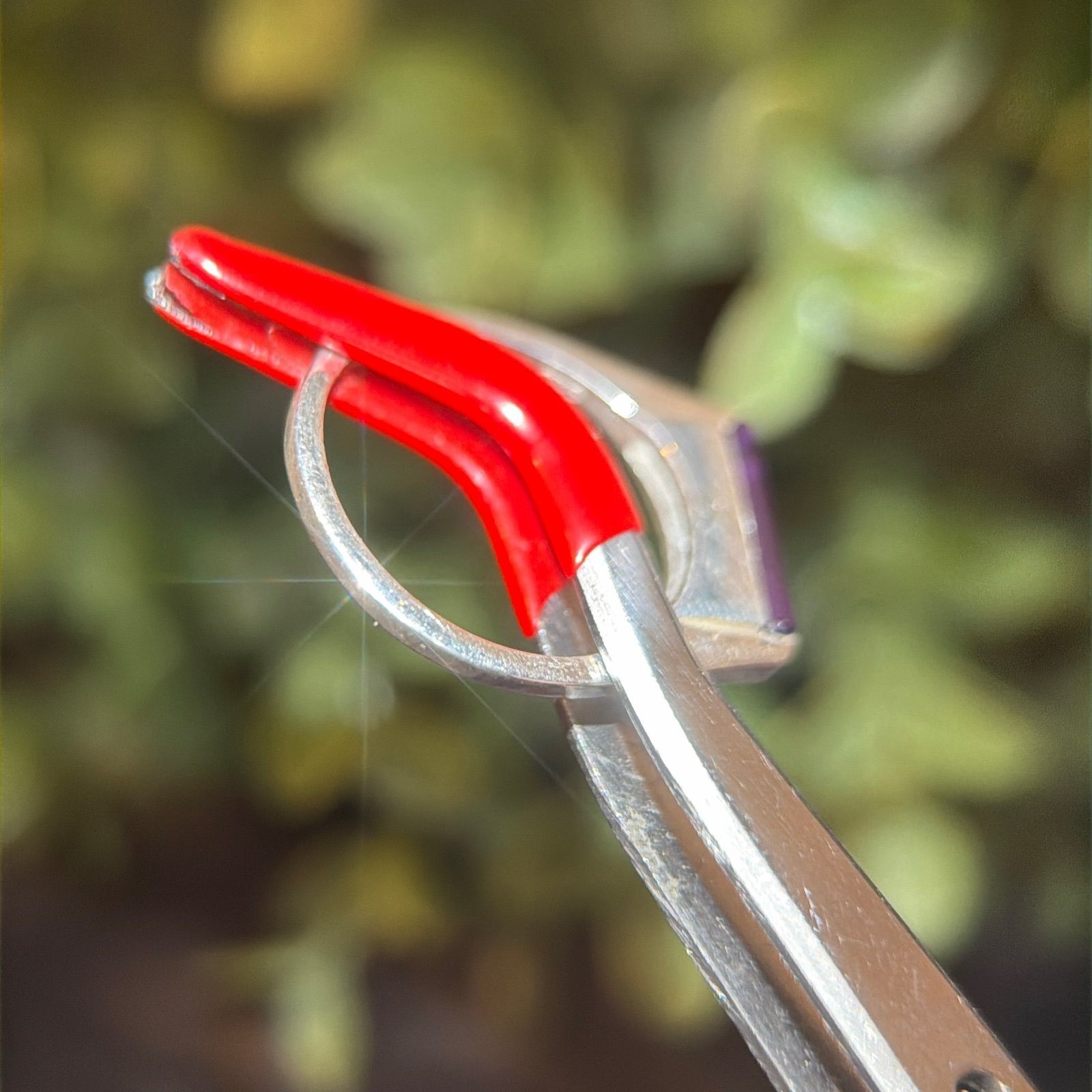 925 Silver Rectangular Amethyst Ring - image 4