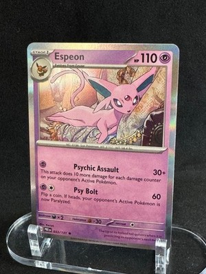 Espeon 033/131 Holo Rare Prismatic Evolutions Pokemon Holo Near Mint